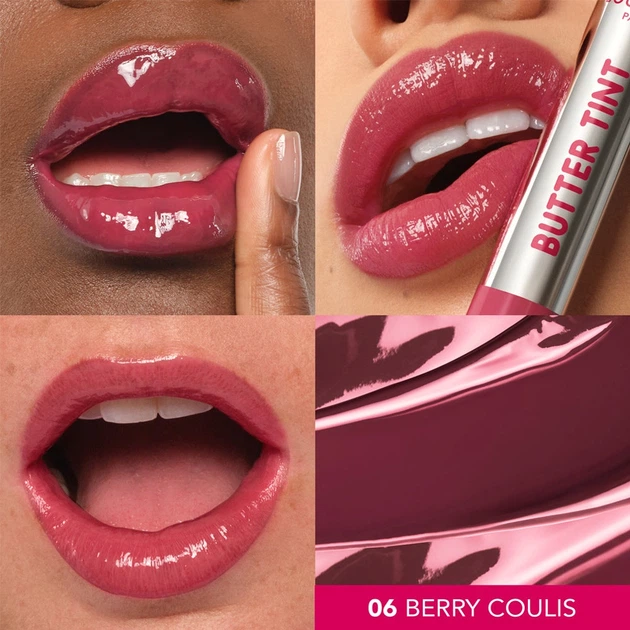 Тінт для губ Bourjois Butter Tint Lip Glaze стійкий 06 Berry Coulis 2 г (3616306383067) - зображення 4