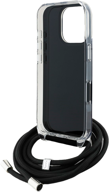 Панель Karl Lagerfeld IML Crossbody Karl&Choupette Head для iPhone 16 Pro Max Black (3666339461898) - зображення 6