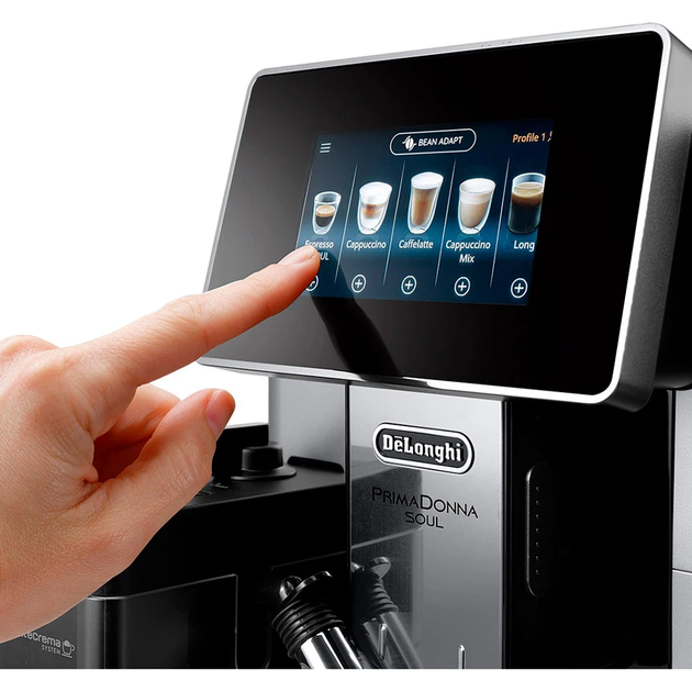 Кавомашина DELONGHI PrimaDonna Soul ECAM610.75.MB Б/В - зображення 3