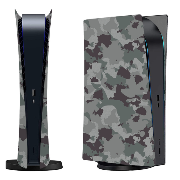 Змінні панелі для Sony PlayStation 5 Digital - Camouflage - Фото 1 Змінні панелі для Sony PlayStation 5 Digital - Camouflage - изображение 1