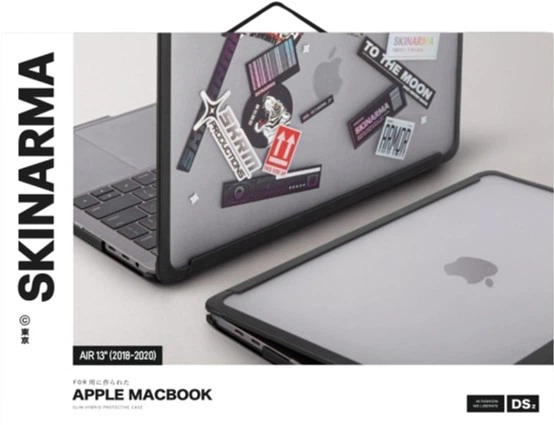 Чохол-накладка для ноутбука SkinArma Henko для Macbook Air 13" 2018-2020 Transparent (SK-MBA13-HENBLK537) - зображення 2