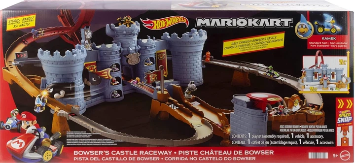 Трек Хот Вілс Маріо Карт Замок Боузера Hot Wheels Mario Kart Bowsers Castle Mattel JHD24 - зображення 2