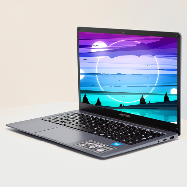Ноутбук 14" Medion (Lenovo Group) Akoya E14223 | 10-е покоління Intel Celeron N4120 | RAM DDR4 4 ГБ | eMMC 128 ГБ | Intel UHD Graphics 600 | АКБ до 9 годин | Wi-Fi 5.0 | Bluetooth 5.1 | Win11 (4972) - Уценка - изображение 6