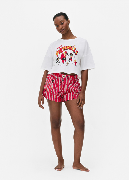 Женская пижама Primark Disney Pixar М Хлопковый для дома и сна Белый (9011) - изображение 2