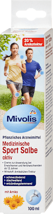 Спортивний крем з арнікою Mivolis Sport Salbe Аktiv,100 мл - зображення 5