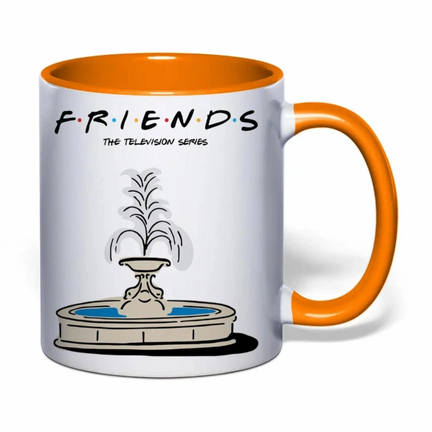 Чашка з друком "Friends (Друзі)" №3 (колір помаранчевий) (37190) - Фото 2 Чашка з друком "Friends (Друзі)" №3 (колір помаранчевий) (37190) - зображення 2
