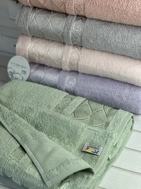 Набор махровых полотенец Cestepe MicroCotton Premium Linens 50х90 см лицевые 6 шт. - Фото 5 Набор махровых полотенец Cestepe MicroCotton Premium Linens 50х90 см лицевые 6 шт. - изображение 5