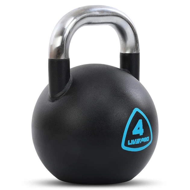 Гиря 4кг цельная соревновательная стальная окрашенная LivePro Competition Kettlebell 8042-4 вес 4кг - Фото 2 Гиря 4кг цельная соревновательная стальная окрашенная LivePro Competition Kettlebell 8042-4 вес 4кг - изображение 2