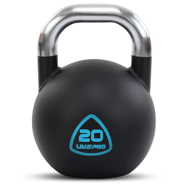 Гиря 20кг цельная соревновательная стальная окрашенная LivePro Competition Kettlebell 8042-20 вес 20кг - Фото 1 Гиря 20кг цельная соревновательная стальная окрашенная LivePro Competition Kettlebell 8042-20 вес 20кг - изображение 1