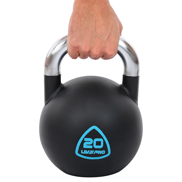 Гиря 20кг цельная соревновательная стальная окрашенная LivePro Competition Kettlebell 8042-20 вес 20кг - Фото 7 Гиря 20кг цельная соревновательная стальная окрашенная LivePro Competition Kettlebell 8042-20 вес 20кг - изображение 7