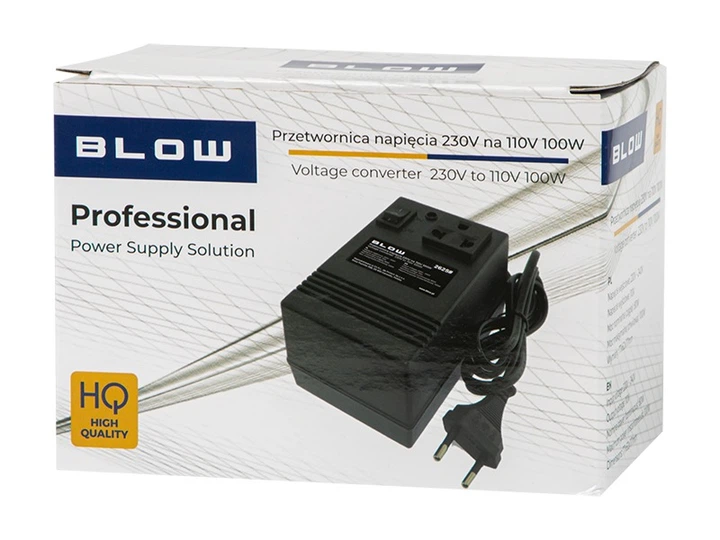 Перетворювач напруги Blow 230V/110V 100W США (5900804127307) - зображення 2