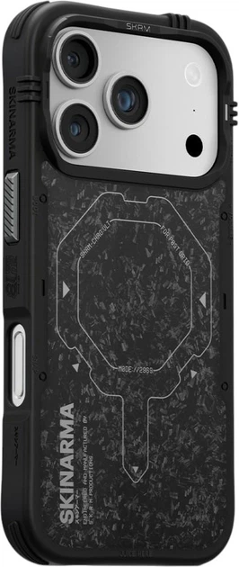 Панель SkinArma Vektor MagSafe для Apple iPhone 17 Pro Onyx (8886461249422) - зображення 3