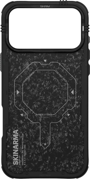 Панель SkinArma Vektor MagSafe для Apple iPhone 17 Pro Onyx (8886461249422) - зображення 4