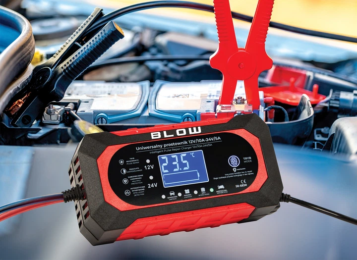 Prostownik automatyczny Blow 12 V/10 A - 24 V/5 A (5900804134237) - obraz 3