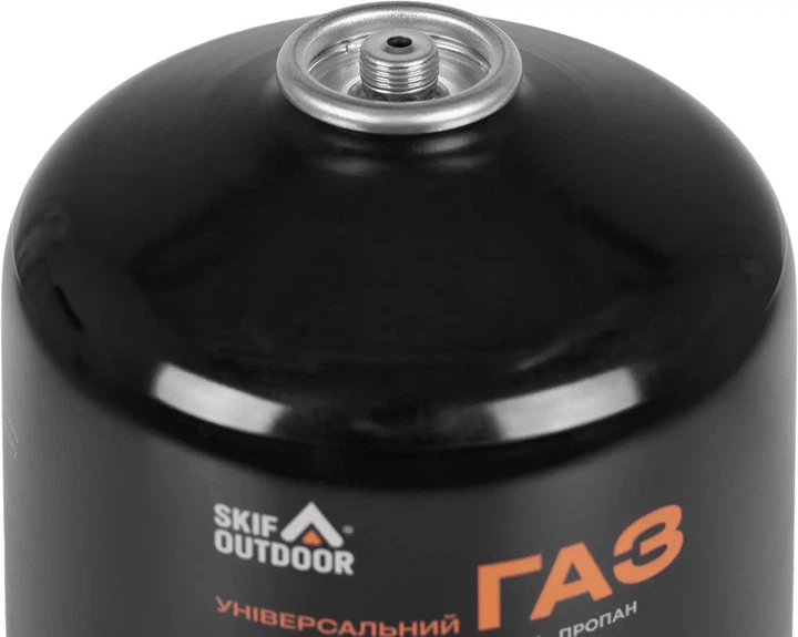 Газовый баллон резьбовой Skif Outdoor 450 г, для туризма, кемпинга и горелок (3890307) - изображение 2