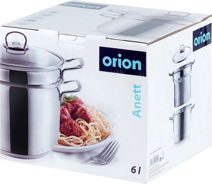 Каструля для макаронів Orion Anett сталева 6 л (8592381146214) - зображення 6