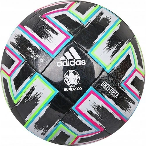 Мяч футбольный Adidas Uniforia Euro 2020 Training FP9745 №5 Черный - Фото 1 Мяч футбольный Adidas Uniforia Euro 2020 Training FP9745 №5 Черный - изображение 1