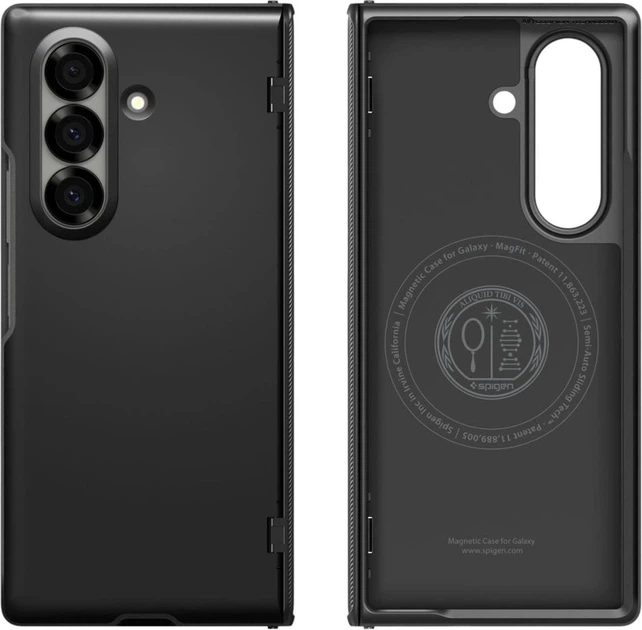 Etui Spigen Slim Armor Pro Mag Fit do Samsung Galaxy Z Fold 7 Black (ACS09551) - obraz 6