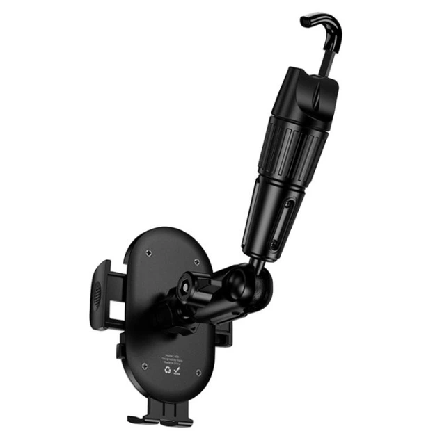Холдер Hoco H88 Rally ultra-thin car holder(rear view mirror) Black - Фото 3 Холдер Hoco H88 Rally ultra-thin car holder(rear view mirror) Black - зображення 3