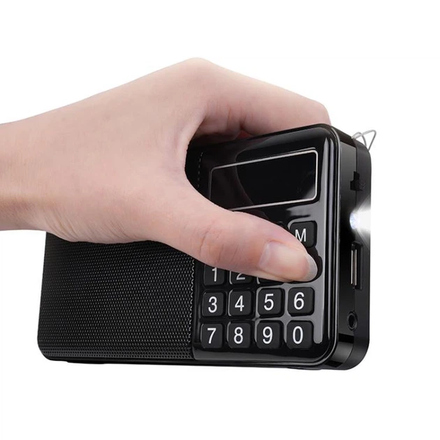 Портативное радио Hoco HI50 Portable radio Black - изображение 3