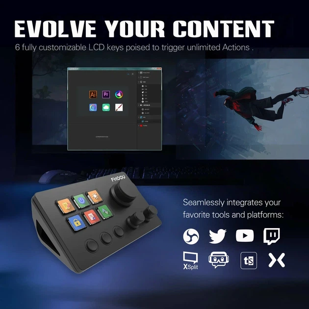 Мини-клавиатура консольная панель Mirabox N3 StreamDeck Global Version для Win/Mac - Фото 6 Мини-клавиатура консольная панель Mirabox N3 StreamDeck Global Version для Win/Mac - изображение 6