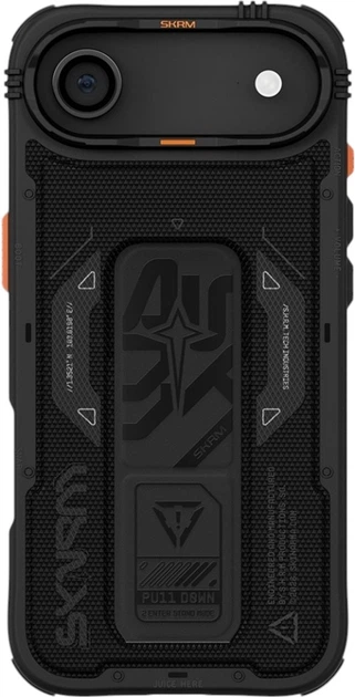 Etui SkinArma Phantom Mag-Charge do Apple iPhone Air Black (SK-2025IP6.6-PHTM-BLK) - obraz 3