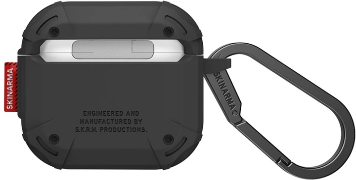 Чохол SkinArma Mecha CE для Apple AirPods 4 Black (SK-AP4MECCE-BLK) - зображення 3