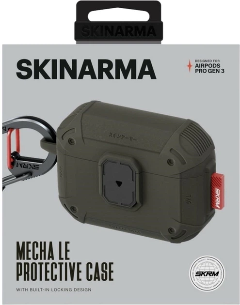 Etui SkinArma Mecha LE do Apple AirPods Pro 3 Forest (SK-APP3MECLE-FOREST) - obraz 4