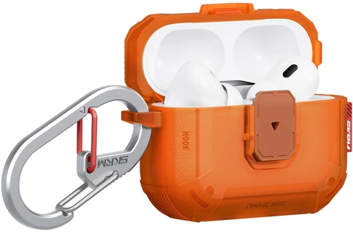 Etui SkinArma Mecha LE do Apple AirPods Pro 3 Orange (SK-APP3MECLE-FORG) - obraz 2