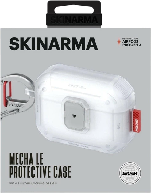 Etui SkinArma Mecha LE do Apple AirPods Pro 3 Clear (SK-APP3MECLE-FCLR) - obraz 4