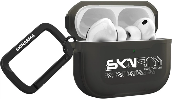 Etui SkinArma Kinzoku do Apple AirPods Pro 3 Smoke (SK-APP3KIN-SMOKE) - obraz 2
