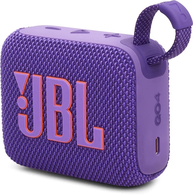 Портативна колонка JBL Go 4 4.2W Purple (JBLGO4PUR) - Фото 4 Портативна колонка JBL Go 4 4.2W Purple (JBLGO4PUR) - изображение 4