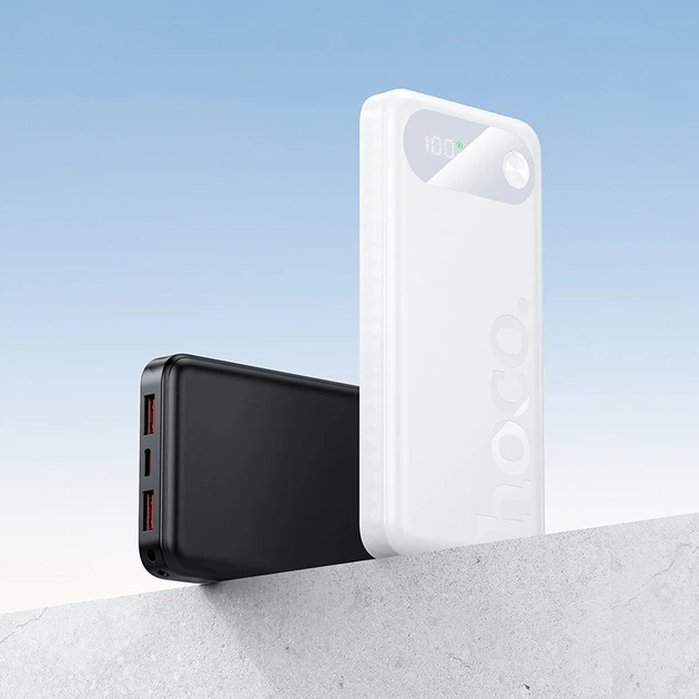 Павербанк HOCO J154 10000 mAh 22.5W 2USB/1Type-C Портативний зовнішній акумулятор Power Bank зі швидкою зарядкою 22.5W+PD20W Black - зображення 6