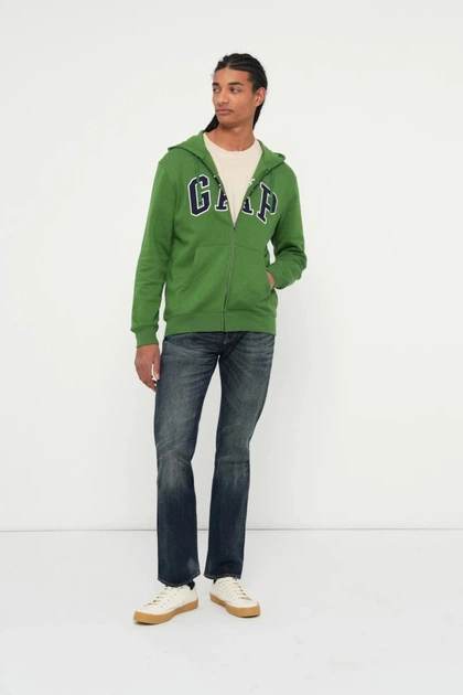 Толстовка Gap 50(L) Зеленый (134354) - Фото 3 Толстовка Gap 50(L) Зеленый (134354) - изображение 3