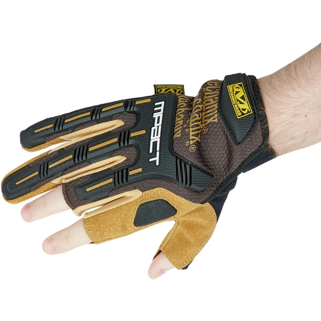 Перчатки Mechanix M-Pact Framer Leather L Brown - Фото 3 Перчатки Mechanix M-Pact Framer Leather L Brown - изображение 3