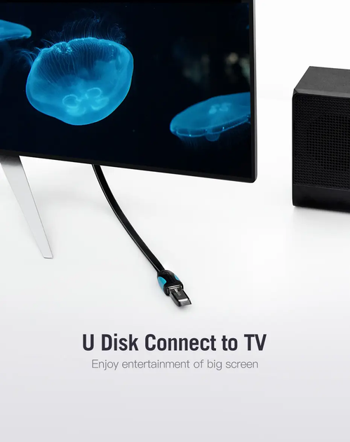USB кабель-удлинитель Vention USB 3.0 Male to USB Female 5 Гбит/с 0.5 м Black (VAS-A13-B050) - изображение 5