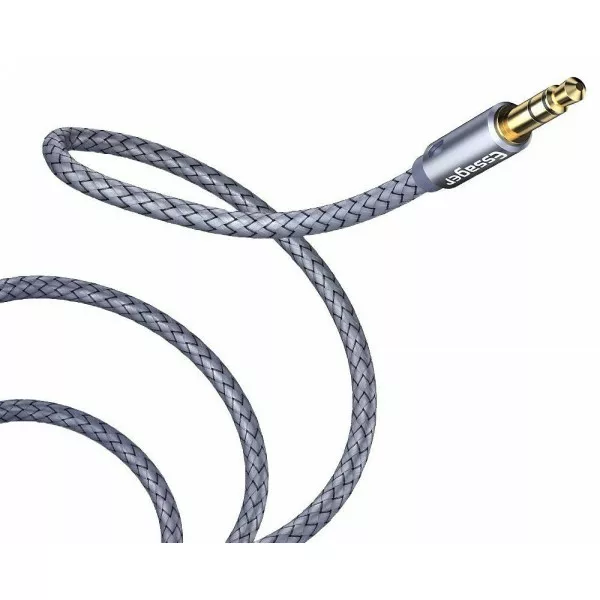 Кабель аудио удлинитель AUX Essager mini Jack 3.5 mm M/F Сable 2 м Blue (EYPY35-MYA0G) - Фото 3 Кабель аудио удлинитель AUX Essager mini Jack 3.5 mm M/F Сable 2 м Blue (EYPY35-MYA0G) - изображение 3