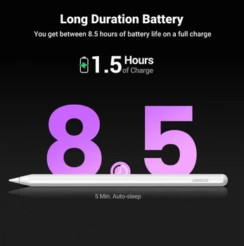 Cтилус UGREEN Pencil for iPad Magnetic Wireless Charge 2nd Generation Pencil(LP653) - Фото 8 Cтилус UGREEN Pencil for iPad Magnetic Wireless Charge 2nd Generation Pencil(LP653) - изображение 8