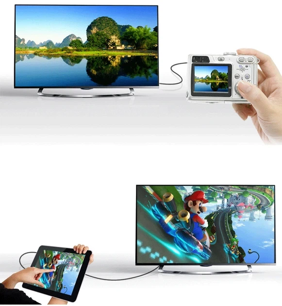 Переходник адаптер UGREEN Mini HDMI - HDMI Black (20101) - Фото 2 Переходник адаптер UGREEN Mini HDMI - HDMI Black (20101) - изображение 2