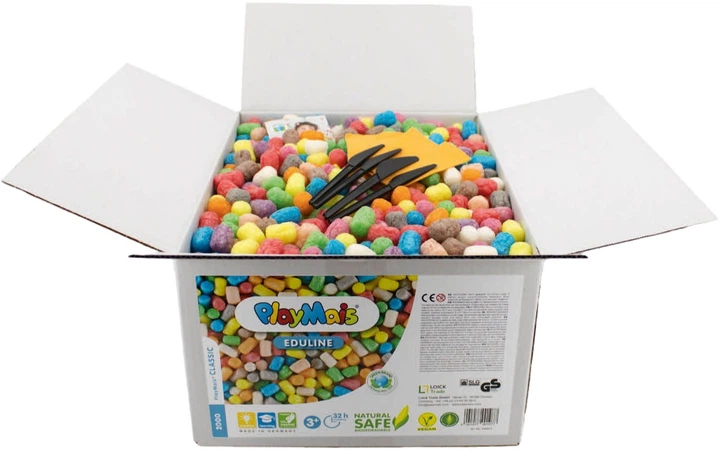 Klocki konstrukcyjne PlayMais Eduline 2000 elementów 160873 (4041077001077) - obraz 2