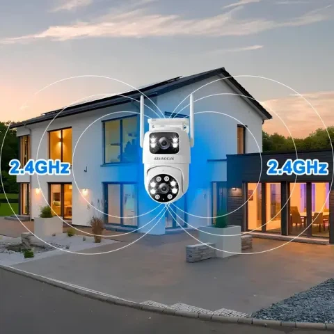 Бездротова поворотна WiFi камера SZSINOCAM TY-Q2 O-KAM Pro Зовнішня камера відеоспостереження Зовні / Внутрішня з Датчиком руху - зображення 3
