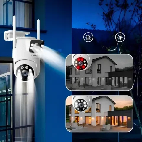 Бездротова поворотна WiFi камера SZSINOCAM TY-Q2 O-KAM Pro Зовнішня камера відеоспостереження Зовні / Внутрішня з Датчиком руху - зображення 5