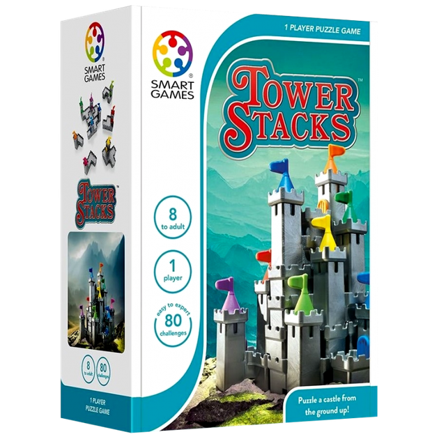 Настільна гра Smart Games Високий Замок (Tower Stacks) (англ) (SG106) - зображення 2