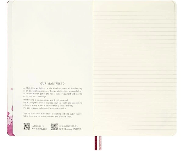 Блокнот Moleskine Sakura Imprint середній 13 х 21 см в лінію - изображение 3