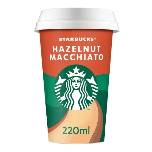 Кавовий напій Starbucks Hazelnut Macchiato 220 мл - Фото 1 Кавовий напій Starbucks Hazelnut Macchiato 220 мл - зображення 1