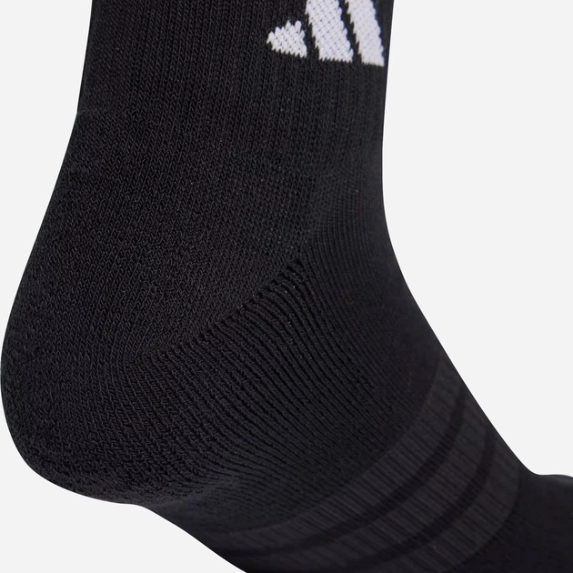 Набор женских носков высоких хлопковых Adidas KC9633 40-42 3 пары Черный (4068821183735) - Фото 3 Набор женских носков высоких хлопковых Adidas KC9633 40-42 3 пары Черный (4068821183735) - изображение 3