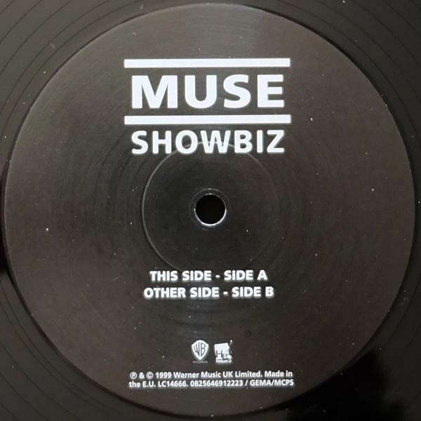 Виниловая пластинка Muse - Showbiz 2 LP Set 1999 (0825646912223) Warner/EU Mint (art.230724) - Фото 4 Виниловая пластинка Muse - Showbiz 2 LP Set 1999 (0825646912223) Warner/EU Mint (art.230724) - изображение 4