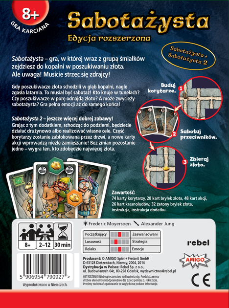 Настільна гра Rebel Саботажник розширене видання 90927 (5906954790927) - зображення 6