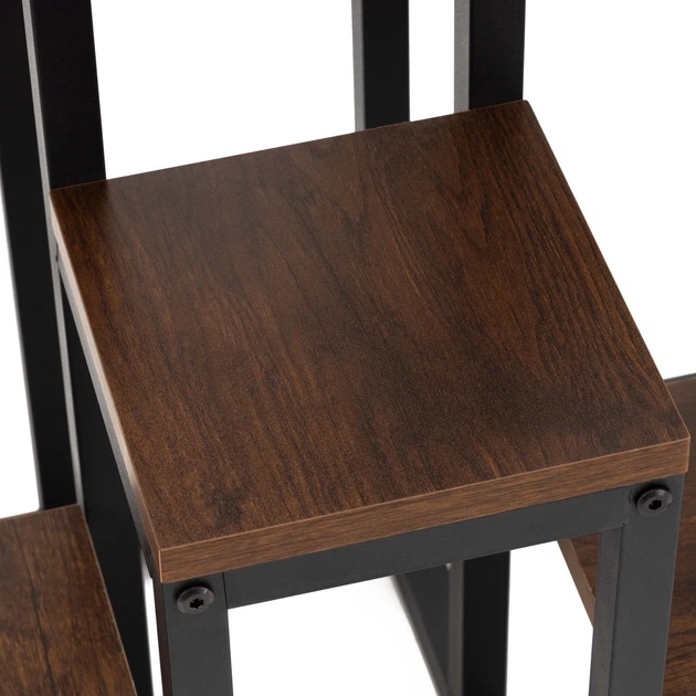 Stojak na kwiaty Springos metalowy 6 poziomów 67.5 cm Ciemnobrązowy GA0220 (5908455307031) - obraz 5