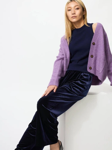 Брюки женские Uniqlo 788791336 L Синие (1159853138) - изображение 2